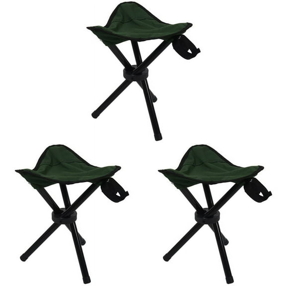3X Folding Tripod Stool Outdoor Portable Camping Fishing Chair New