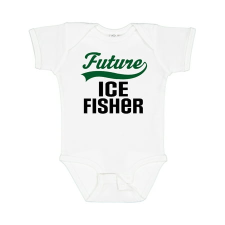 

Inktastic Fishing Future Ice Fisher Gift Baby Boy Bodysuit