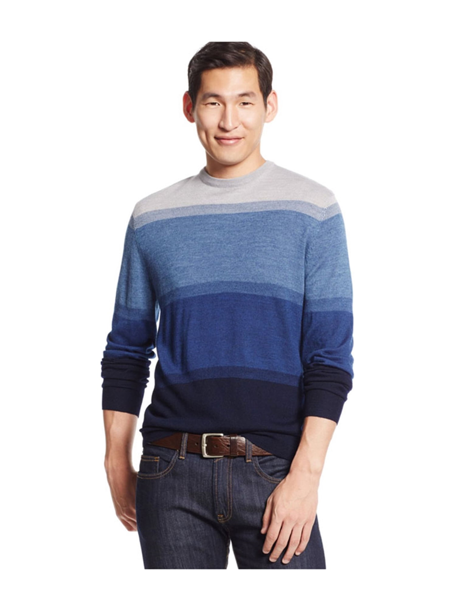 Club Room Mens Merino Wool Colorblock 
