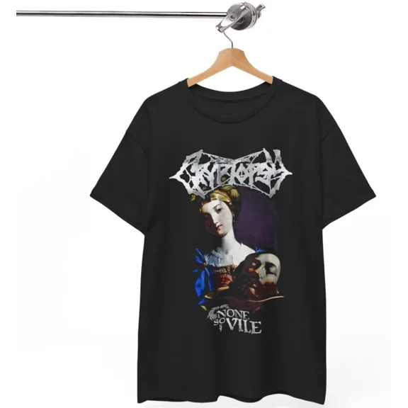 RARE Cryptopsy - None So Vile Cotton Adult T-Shirt All Size