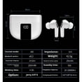 thumbnail image 2 of SHANLIDA J68 Wireless Bluetooth Noise Reduction Headset Power Digital Display Comfortable Wearing Long Endurance Do Not Hurt Ears Sports in-Ear Headset, 2 of 6
