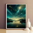 thumbnail image 2 of Luna Pintura Kits Adultos 5D Playa Arte Kits Principiantes DIY Ronda completa de perforación junto al mar Pintura con puntos Inicio Pared 15.75 X 11.81 Inch, 2 of 5