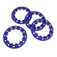 thumbnail image 1 of 4 Pcs Cache-Roue de 6 Pouces pour Kart, Décor en Plastique avec Guide d'Installation, Réduit les Rayures et les Frictions, 1 of 7