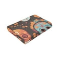 thumbnail image 6 of ZICANCN Throw Blanket Dia De Skull Muertos , Couch Ultra Soft Micro Fleece Sofa Bed Camping Travel Blanket for Adults, 40"x30", 6 of 8