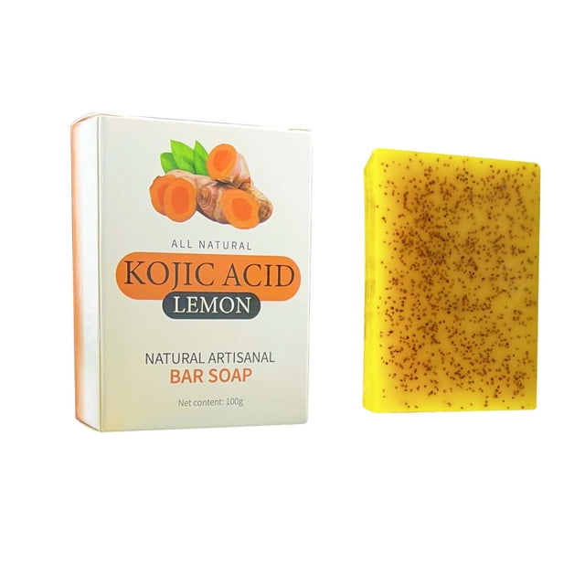 Jabón Amarillo de Jengibre y Limón Ganfancp Jabón Frío Facial y de Baño