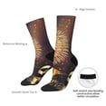thumbnail image 4 of Cauagu Happy New Year Print Crew Socks for Women and Men,Adult Athletic Running Socks 1-Pair Sports Socks Work Gear Socks with Moisture Wicking, 4 of 6