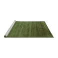 thumbnail image 2 of Ahgly Company Machine Washable Indoor Square Abstract Turquoise Blue Contemporary Area Rugs, 6' Square, 2 of 4