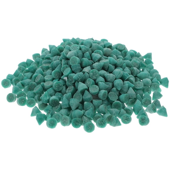 FRCOLOR  Rock Tumbler Media Polisher Triangular Rotating Sandstone Material Sky-blue