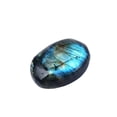 thumbnail image 2 of Elongated Blue Moonstone Palm Stone Handheld Crystal Mineral Ore for Relaxation Energy Healing Meditation Display or Play, 2 of 5