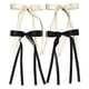 thumbnail image 1 of 4Pcs Hair Clips for Women Ribbon Bowknot with Long Tail, Clip Girl, Solid Accessories Barrettes Claw Bow, 1 of 5
