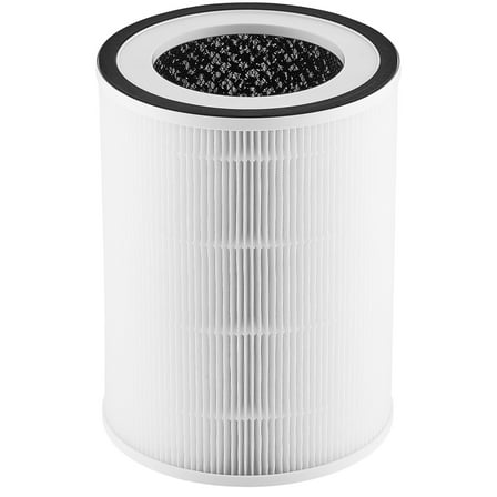 VEVOR Air Purifier Replacement Filter, H11, 2-in-1 Compact & Lightweight Replacement Filter with PET Pre-Filter, Easy-to-Grab Purifier Filter with Non-Woven Fabric, Fit for Cylindrical Purifier