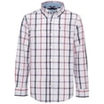 thumbnail image 1 of Camisa Tommy Hilfiger de manga larga para niños, 100% algodón, color blanco 2, 1 of 4