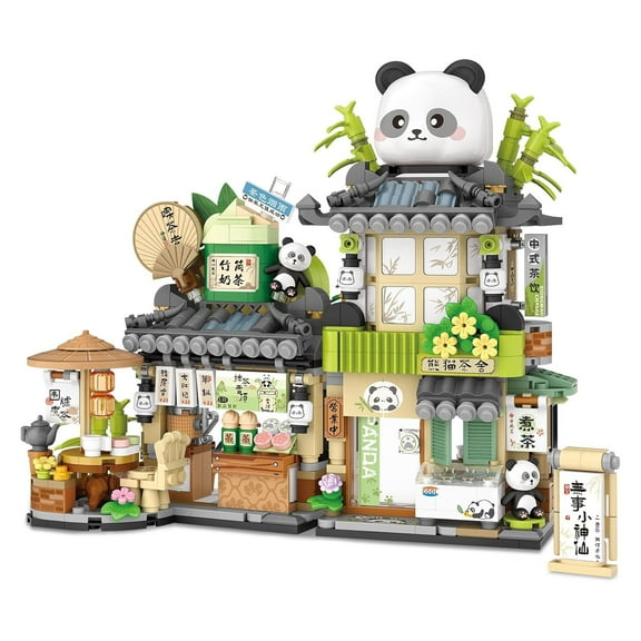 Japanese Street View Izakaya Shop Mini Building Blocks Set – 809 PCS MOC Creative Architecture Construction Toy, Cute Japanese-Style Model for Adults & Kids, Great Gift for Boys and Girls Ages 6-12