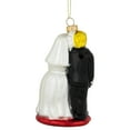 thumbnail image 6 of GKI/Bethlehem Lighting Glittered Bride and Groom Glass Christmas Ornament - 3.75", 6 of 6