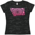 thumbnail image 3 of Inktastic Montana Silhouette Mandala Women's T-Shirt, 3 of 5