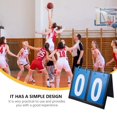 thumbnail image 3 of Dosaele Tableau de Score de Basketball à Rabat Pvc Tableau de Score de Volleyball Numéro de Table, 3 of 6