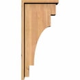 thumbnail image 3 of 7 1/2"W x 14"D x 30"H Mediterranean Smooth Corbel w/Backplate, Western Red Cedar, 3 of 9