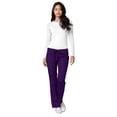 thumbnail image 4 of Adar Universal Scrubs For Women - Drawstring Straight Leg Scrub Pants - 510 - Purple - 5X, 4 of 7