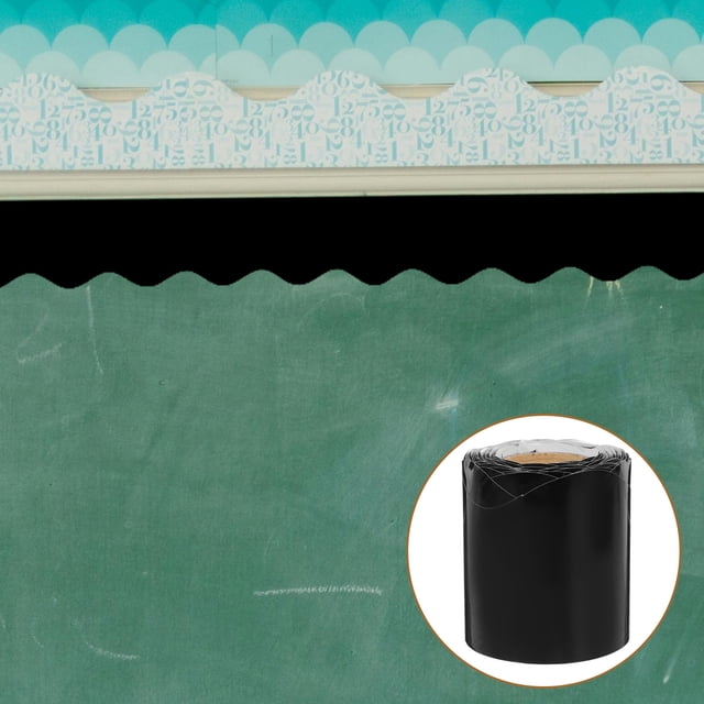 Raindrops Black Bulletin Board Sticker Border for Classroom Display with Stylish Waterproof Material