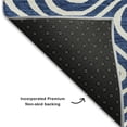 thumbnail image 7 of Dalyn Rugs Premium Machine Washable Mayfield AMF1020 Navy 5' x 7'6" Rug, 7 of 7