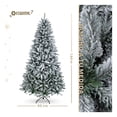 thumbnail image 3 of Árbol de Navidad Escarchado Frondoso Esquimal Pino Navideño con Nieve Artificial (Verde Nevado, 1.6 m), 3 of 6