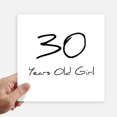 thumbnail image 1 of Autocollants pour Fille de 30 Ans Étiquettes Murales Image Ordinateur Portable Autocollant Auto-Adhésif, 1 of 1