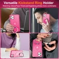 thumbnail image 6 of MYKOMI Magnetic Compatible with iPhone 11 Case with Stand [Military Grade Drop Tested][Compatible with Magnet] Ring Translucent Slim Hard Back Soft Edge, 6 of 6