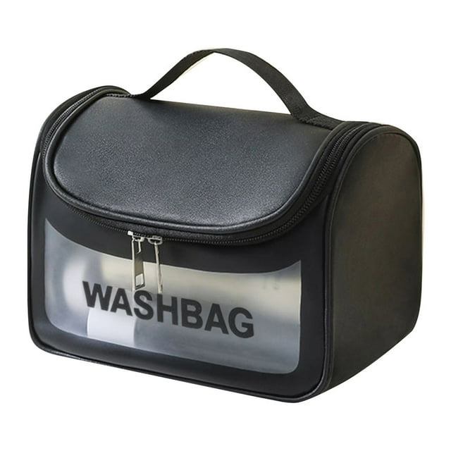 Light Transparent Makeup Bag Sundries Hand Held Cosmetics Daily Necessities Portable Travel Storage Bag