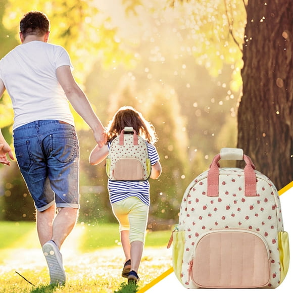 zanvin School Supplies Holiday Item, Children's Bag Baby Strawberry Print Backpack Schoolbag, College School Supplies