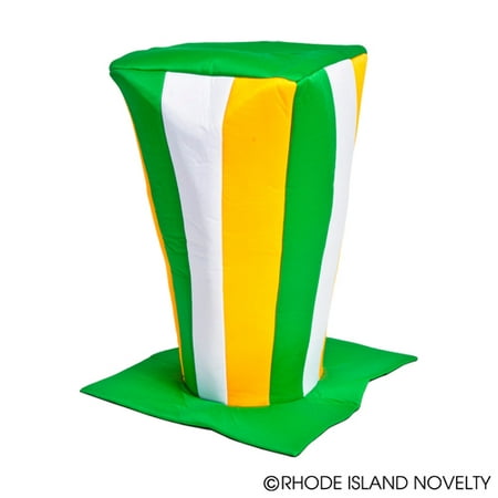 St. Patrick's Day Jumbo Oversized Irish Party Top Hat Green White Orange 23