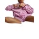 thumbnail image 5 of TxlixcTraje de 2 piezas, blusa de manga larga con cuello rayado / a cuadros + shorts de verano Txlixc moda, 5 of 7