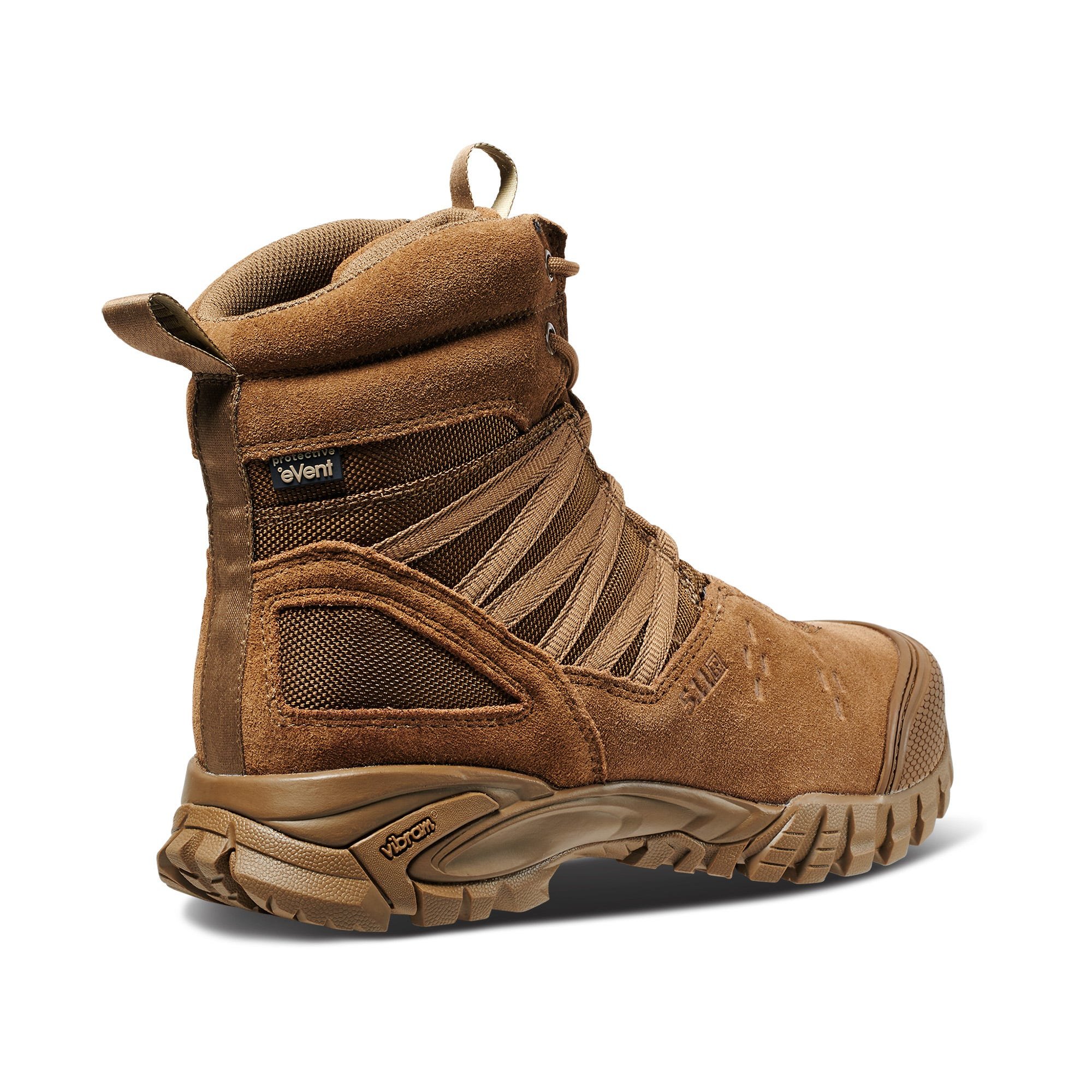 5.11 Work Gear Men's Union Waterproof 6-Inch Work Boots, Shock Absorbing Insole, Dark Coyote, 12 Regular, Style 12390 - image 2 of 8