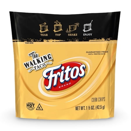 Fritos Corn Chips Original Walking Taco, 1.5 Ounce, 60 Per Case