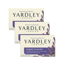 3 Pk Yardley London Moisturizing Bath Bar English Lavender 4.0 Oz.