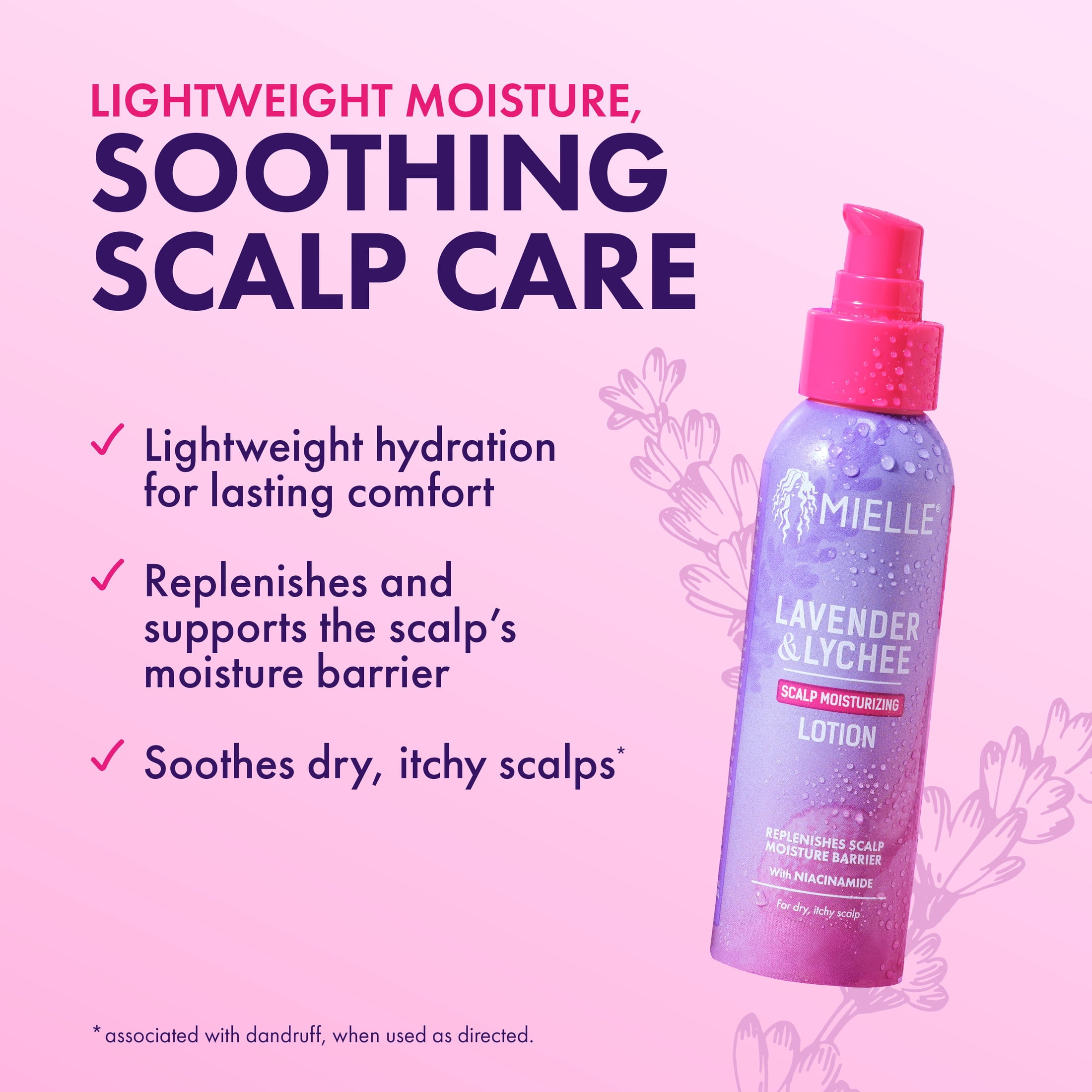 Mielle Lavender and Lychee Daily Scalp Moisturizing Lotion - 4 fl oz