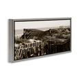 thumbnail image 4 of Stupell Industries Winding Beach Fence Landscape & Nature Photography Gray Floater Framed Canvas Art Print Wall Art, 31 x 14, 4 of 10