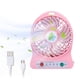 thumbnail image 1 of Fiudx Liquidación De Ahorros De Verano Ventilador De Escritorio Pequeño Portátil, Ventilador Silencioso De Copo De Nieve Con Linterna Led, Luz Indicadora De Tres Marchas, Ventilador Usb Con Batería R, 1 of 7