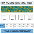 thumbnail image 2 of Qzaxky Table Runner Boho Table Runner Pineapple Tropical Leaves Bohemian Boho Outdoor Table Runner Decoration for Indoor Outdoor Home Dinner Party Wedding Decor 13 x 60 Inch, 2 of 9
