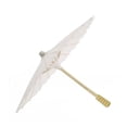 thumbnail image 6 of Paper Umbrella,Oiled Paper Umbrella White Color Paper Decorative Chinese Umbrella Parasol for Wedding cosplay and Bridal Party Decor, 6 of 7
