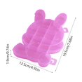 thumbnail image 3 of Aqestyerly Easter Craft Storage Box,Clear Plastic Organizer with Lid for Jewelry Beads,Easter Decorations and Diy Accessories,Portable Easter Party Supply Container,Bunny-themed Bead Case, 3 of 6