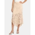 thumbnail image 2 of Madden NYC Women's Asymmetric Lace Midi Skirt, Sizes XXS-XXL, 2 of 6
