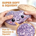 thumbnail image 3 of Juguete Squishy XWB Dumpling con Brillos de Secado Lento para Alivio del Estrés, 3 of 8