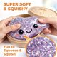 thumbnail image 3 of Juguete Squishy XWB Dumpling con Brillos de Secado Lento para Alivio del Estrés, 3 of 8