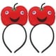 thumbnail image 1 of GOOHOCHY 2 diademas de manzana bonitas, accesorios para el cabello para cosplay de carnaval, broche de pelo de fruta de poliéster suave para accesorios de fotos de fiesta y festividades., 1 of 8
