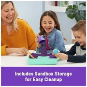 Kinetic Sand Sandbox Set Purple Sand, Tools & Storage