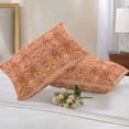 thumbnail image 2 of Lumbar Pillow Covers 20x12 Inch Set of 2, Boho Orange Waterproof Outdoor Pillow Covers, Country Style Bohemian Floral Retro Tribal Decorative Cushion Pillowcases for Couch, Sofa, Bed, Garden, Patio, 2 of 9