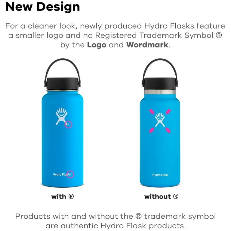 Hydro Flask Water Bottle Wide Mouth Stainless Steel Vacuum