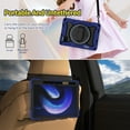 thumbnail image 7 of 3in1 Rotating Stand Case for Xiaomi Pad 6 Pro/Xiaomi Pad 6 11 inch Released 2023 with Hand/Shoulder Strap, Shockproof Rugged, Multicolor, 7 of 7