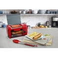 thumbnail image 5 of Elite EHD-051R Hot Dog Roller and Toaster Oven, Red, 5 of 5