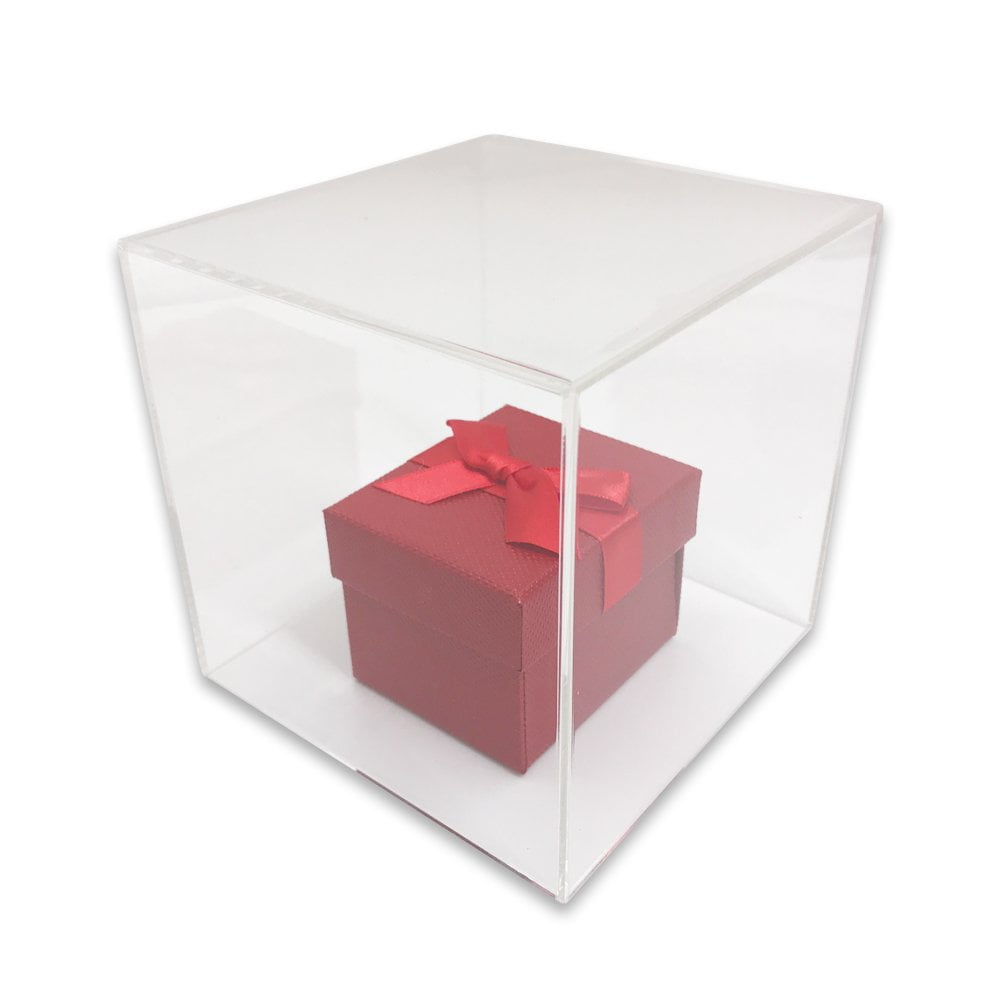 5” x 5” x 5” - 4mm – Jewelry Display/ Merchandising/... Acrylic Display Cube 